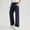 Navy, variant on BRGZLK Kids Pull On Cargo Pants Spring Fall Fashion Solid Color Elastic Waist Casual Straight Wide Leg Work Pants with Pockets Khaki 9-10 Years