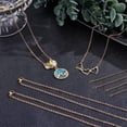 thumbnail image 3 of 12pcs 47~47.8cm Stainless Steel Cable Chain Necklaces Golden Minimalist Chain with Lobster Claw Clasps and Jump Ring Adjustable Chain for Connector Charm Necklace Making Golden, 3 of 7