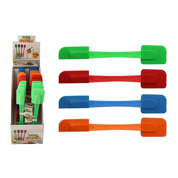 Diamond Visions 01-1456 Silicone Dual Spatula MultiPack in Assorted Colors 2 Spatulas