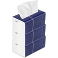 thumbnail image 1 of Facial Napkins -Bag Cover, Not In Box, Disposable Facial Tissue, White Facial Paper Tissues, Car Tissue Refills, 4-Ply, 3 Packs, 360 Sheets per Pack, 1080 Sheets in Total, 1 of 8