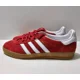 thumbnail image 2 of Adi-das Gazelle Indoor Scarlet Red White Gum Suede Men's Shoes Sz 13 (H06261), 2 of 6