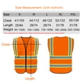 thumbnail image 4 of High Reflective Vest Class 2 Safety Vests with 5 Pockets Zipper High Visibility Construction Uniform Meets ANSI/ISEA, 4 of 5