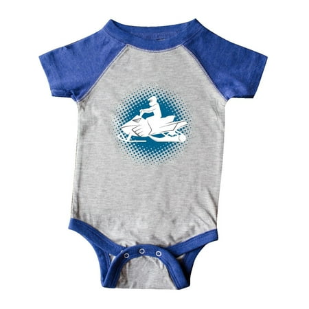 

Inktastic Snowmobile Winter Extreme Sports Gift Baby Boy Bodysuit