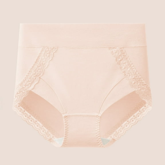 Womens Clearance Sale Clothing Under 10 Womens Panty Women's Panties Sexy Womens Briefs Panties High Cut Womens Underwear(Beige)