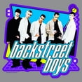 thumbnail image 2 of Junior's Backstreet Boys 90s Pop Grid Graphic Crop T-Shirt, 2 of 4