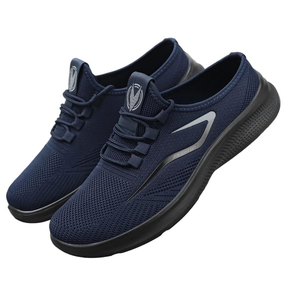 Mfakffe Orthopedic Shoes for Women Breathable Fashion Outdoor Mesh Sneakers Slip on Versatile Casual Sport Shoes Blue 11 Wide(EU:45)