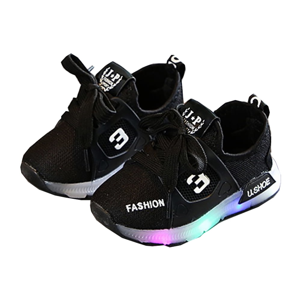 New Slip On Boys Girls Shoes Mesh Breathable Kids Running Sports Sneaker 