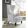 thumbnail image 6 of TOV Furniture Bristol Silver Croc Tall Chair, 6 of 6
