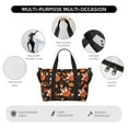 thumbnail image 3 of Travel Duffle Bag Fall Leaf Mushroom Fox Travel Tote Bags Carry on Luggage Waterproof Weekender Bags with Top Handle Adjustable Shoulde Strap for Travel Gym, 3 of 5