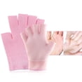 thumbnail image 3 of Fingerless Moisturizing Gloves,Silicone Gel Infused Lotion Spa Glove,Moisturizing Gloves Socks for Dry Skin,Spa Glove for Eczema Skin Care,Overnight Treatment Gel Gloves& Socks, 3 of 8