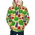 thumbnail image 5 of Kll Unisex Kids Boys Girls Hooded Pocket Pullover Hoodies-Vegetable, 5 of 9
