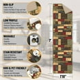 thumbnail image 5 of Ottomanson Boxes Kitchen Runner Rug 1'10" x 6' - Non Slip Low Pile Carpet, Multicolor, 5 of 13