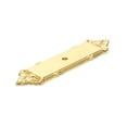 thumbnail image 3 of Georgian - Premium Solid Brass, Backplate for Knob, Antique Pewter, 3 of 4