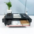 thumbnail image 3 of Osdhezcn Screen Stand with Ventilation Drawer Side Storage for Computer Laptop Printer, 3 of 15