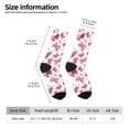 thumbnail image 2 of KLL Girl Butterfly Print Cool Socks Men's Women's Crew Socks Funny Crazy Novelty Stockings, 2 of 6