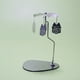 thumbnail image 1 of Candelabro giratorio, bandeja triangular redonda, romántico candelabro de acero inoxidable europeo giratorio con forma de carillón de viento para aromaterapia, para decoración de fiestas en el hogar,, 1 of 5