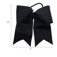 thumbnail image 6 of Motique Accessories Black Jumbo Hair Bow Pony with Tails for Adult Female and Girls - Black, 6 of 6
