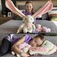 thumbnail image 4 of Tezituor 4Pcs Bunny Stuffed Animal 19" Giant Rabbit Plush with 3 Bunnies Plush Toy, 4 of 9