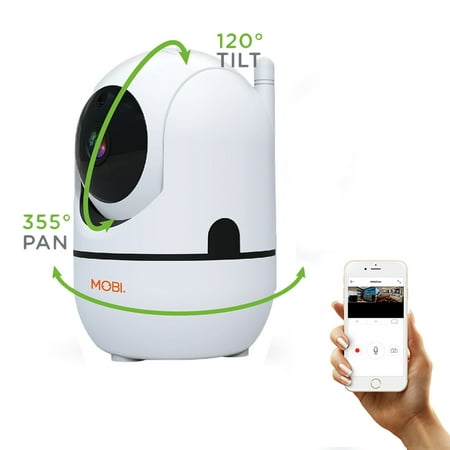 MobiCam HDX Smart HD WiFi Baby Monitoring Camera with Digital Pan, Tilt, Zoom and Two-way