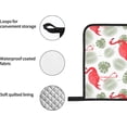 thumbnail image 5 of Flamingo Oven Mitts and Pot Holders 4 Pcs Sets for Kitchen, Cooking Gloves Heat Resistant Oven Mitt Gloves Non Slip Potholders BBQ Gloves for Grilling, Baking, BBQ, 5 of 6