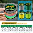 thumbnail image 3 of 4 Strands Fishing Line 300/100M Braided PE Fishing Strong Fishing Line Multifilament Durable Fishing Line Tool Yellow 300M 0.32mm 50LB, 3 of 6