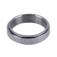 thumbnail image 1 of Anillo Hombre Anti Ansiedad LUCKMAN Acero Inoxidable Modelo Elvis Plateado Talla 10, 1 of 7