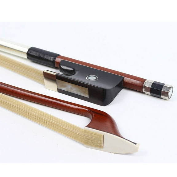 3/4 French bass bow for Upright Double Bass Brazilwood stick with Ebony Frog