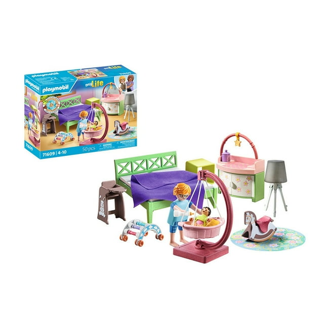 Set de juego Playmobil Dormitorio con zona de juegos bebé