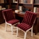 thumbnail image 5 of Cojín de asiento siamés de felpa de invierno, antideslizante, grueso, para respaldo, apto para sillas, taburetes y sofás., 5 of 6