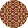 thumbnail image 1 of Ahgly Company Indoor Square Patterned Chilli Pepper Red Area Rugs, 3' Square, 1 of 6
