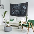 thumbnail image 3 of XMXT Wall Tapestry Hanging, Games Over Gray Wall Decor Tapestry for Bedroom Living Room Dorm, 60 x 40 inches, 3 of 9