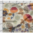 thumbnail image 2 of Soimoi Floral Print,Cotton Poplin, Sewing Fabric Sold by The Yard 42 Inch Wide,Sewing Craft Quilting/Quilt Making Fabric, Multicolor, 2 of 5