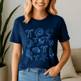 thumbnail image 5 of Blue Bow Coquette Seashell Shirt,Preppy Summer Vibes ,Summer Beach Tshirt,Girls Trip,Summer Tee,Summer Vibes, 5 of 5