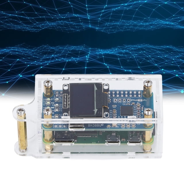 MMDVM Hotspot, Módem De Voz Digital Multimodo Simplex Banda U Tarjeta De Memoria 16G Estuche Acrílico Soporte DMR Dstar YSF Para Pi W