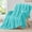 Aqua, variant on Throw Blanket for Couch - 300GSM Soft & Warm Fluffy Pink Blanket, Decorative and Giftable Striped Blankets for Women, Men, 50"x70"