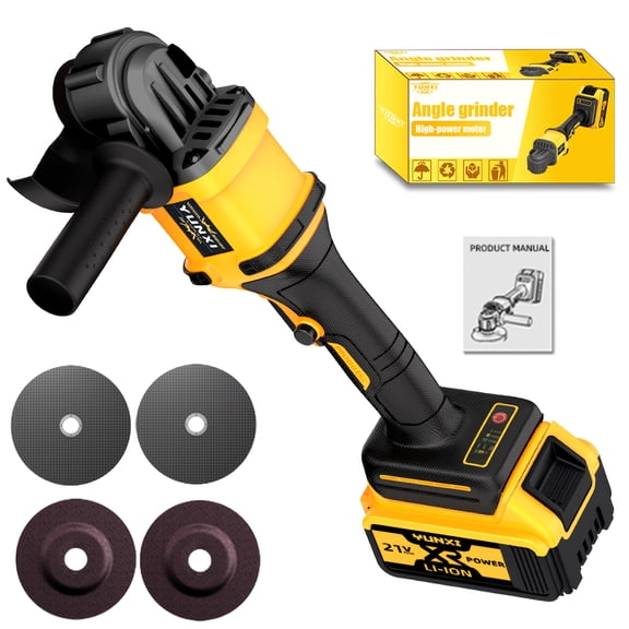 The 2025 Brand New Rechargeable Angle Grinder, Cordless Polishing Machine, Accessories and Chargers Are Optional, And A Complete Set Of Accessories, Making It Versatile And Easy to Use.,Angle Grinder