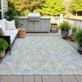 thumbnail image 4 of Dalyn Rugs Machine Washable Indoor/Outdoor Chantille ACN2207 Sky 5' x 7'6" Rug, 4 of 9