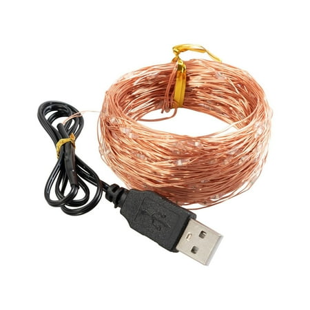 

YUEHAO Led Light 1 Of Wedding Led Wire Window Interface Package Bedroom Usb Decoration Lights Christmas For Indoor Lights With Usb Suitable Copper Holiday String Led Light Home Appliances A