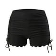 thumbnail image 2 of cfhntfmh Women's Swim Shorts High Waist Swimsuit Bottoms Adjustable Side Tie Bathing Suit Boyshorts Bikini Board Shorts, 2 of 6