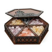Eastanbul Turkish Delight Candy in Souvenir Wooden Gift Box 35.2 oz.