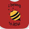 thumbnail image 4 of Inktastic I Belong to Jesus Boys or Girls Baby Bib, 4 of 4
