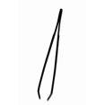 thumbnail image 4 of Forgica Professional Stainless Steel Paper Coated Black Tweezers, 4 of 5