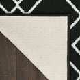 thumbnail image 5 of Nourison Modern Lines Geometric Black 2' x 4' Area Rug, (2x4), 5 of 7