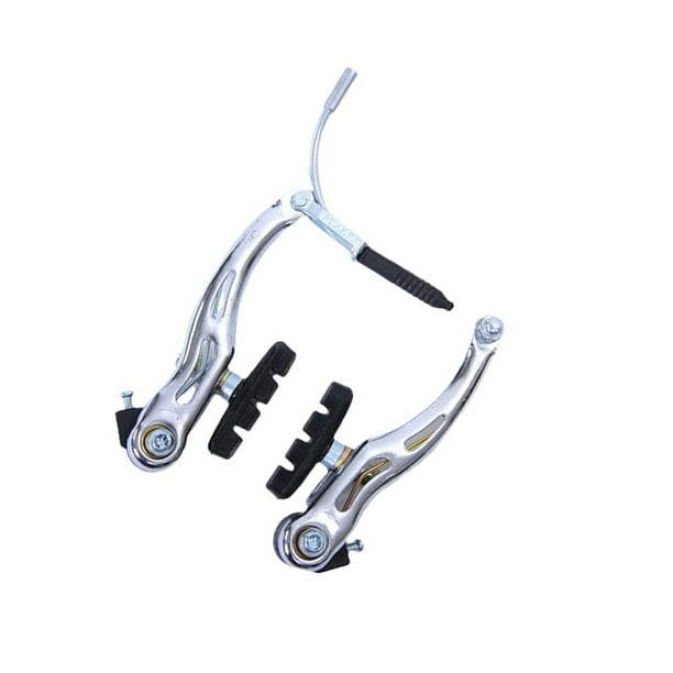 Greeniant Pastillas de pinza de freno de aleación de aluminio para bicicleta de montaña, equipo largo, accesorios de equitación, Kit de tracción lineal Ciclismo plata Greeniant OD020822-02B