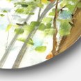 thumbnail image 3 of Designart 'étude de la Forêt Verte' Ferme Métal Cercle Art Mural - Disque de 36, 3 of 5