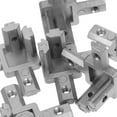 thumbnail image 3 of Tineasur 6-Pack Aluminum Corner Bracket Connectors for Shelving Units and Structural Framework Support, 3 of 8