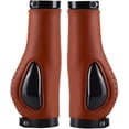 thumbnail image 3 of Bike Handle Grips 22x130mm Dead Fly Bike Grips Non-Slip PVC Microfiber Silicone Leather Ergonomic Hand-Sewn Double Lock-on Handlebar Lever for MTB,Road Bike, 3 of 5