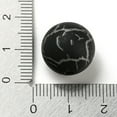 thumbnail image 3 of 50pc Silicone Beads Round Black 15mm Hole: 2mm, 3 of 3