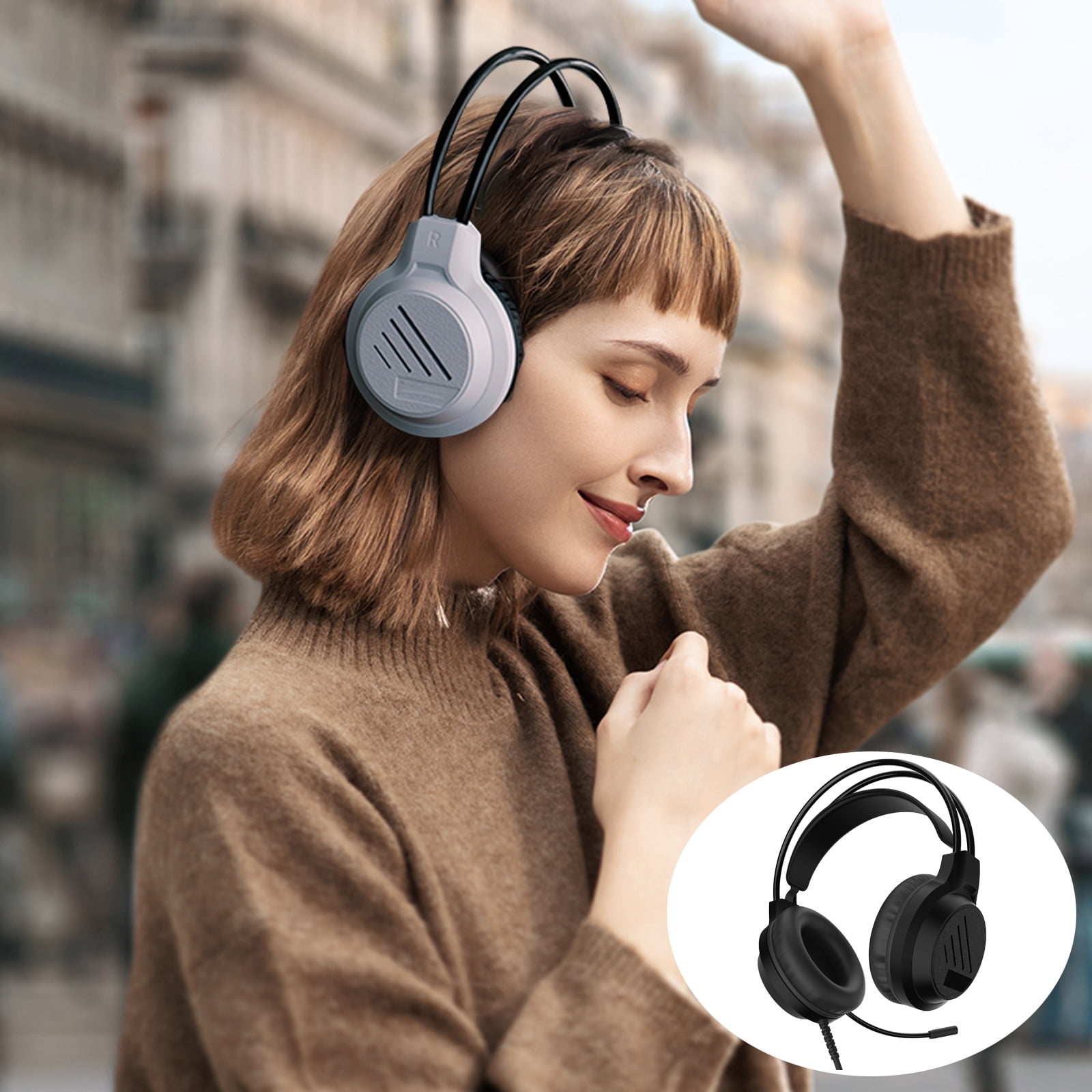 Extending Play time Over Ear Headphones Versatile Headphones ABS Excellent Headphones for Music Enthusiasts On The Go