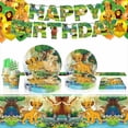 thumbnail image 5 of Decoración para fiesta de cumpleaños de El Rey León de Disney, vajilla de Simba, mantel, fondo, vaso de papel, plato, globo, suministros para baby shower, 5 of 5